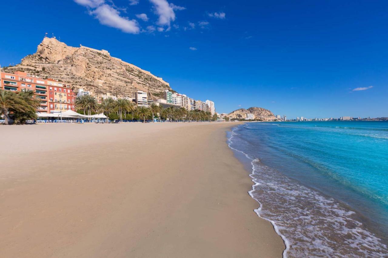 Bellavista 4 Frente A La Playa Alicante Bagian luar foto
